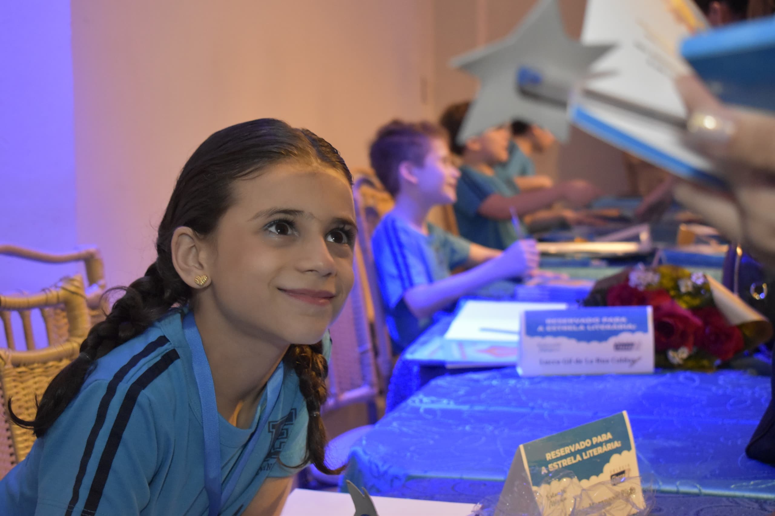 Alunos do Ensino Fundamental I em atividade no Colégio Classe A