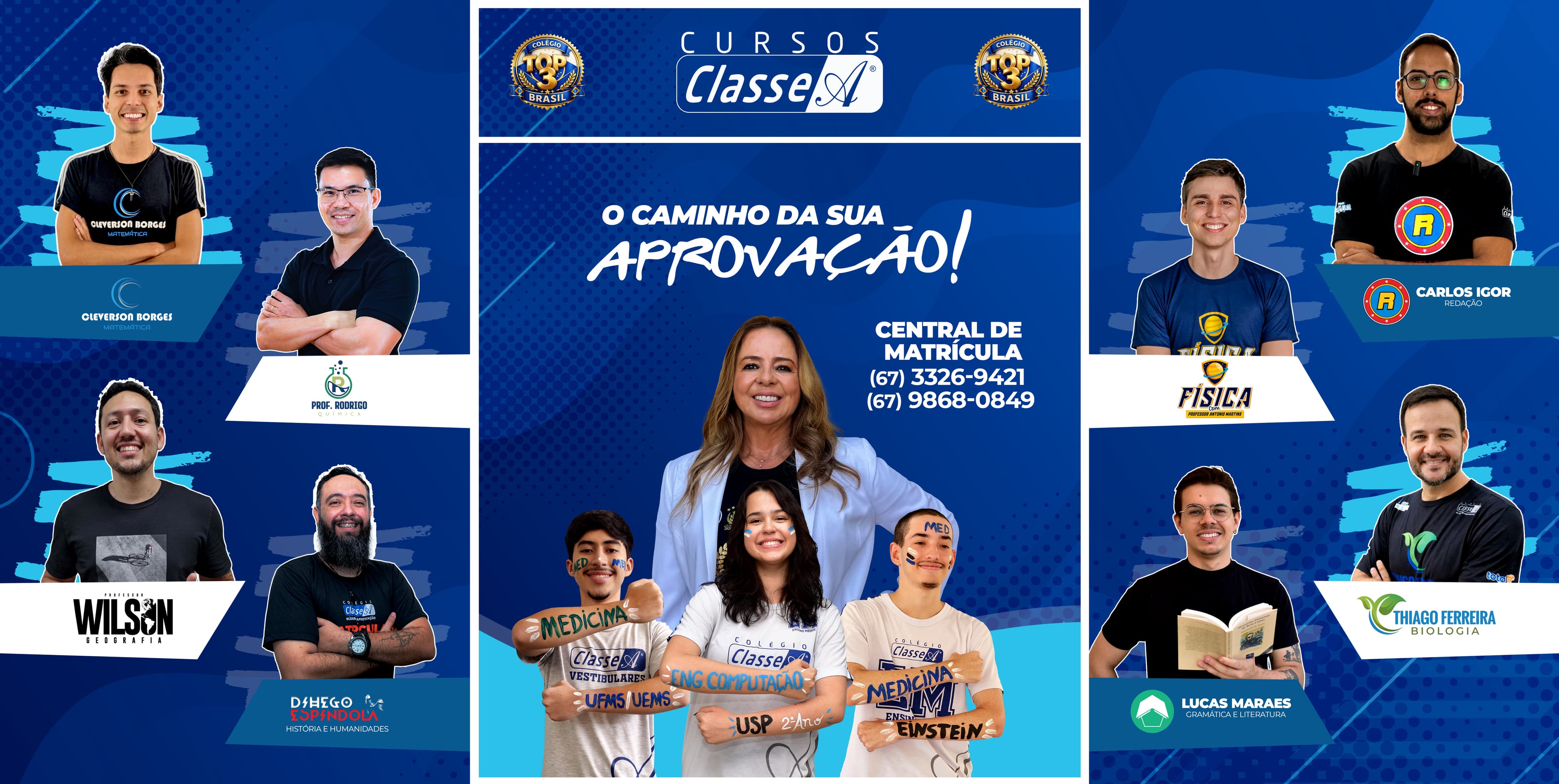 Cursos Classe A no Colégio Classe A